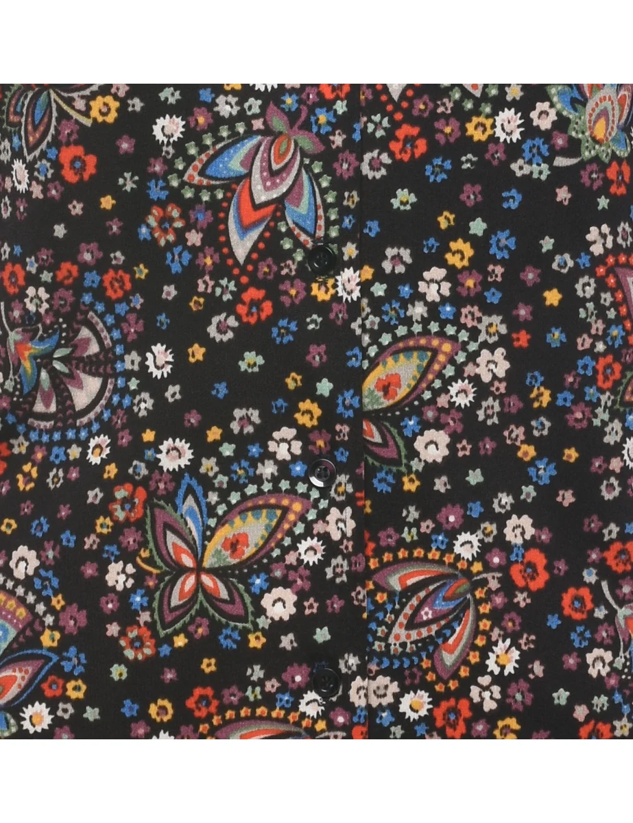 Vintage Floral Shirt - M - Image 3