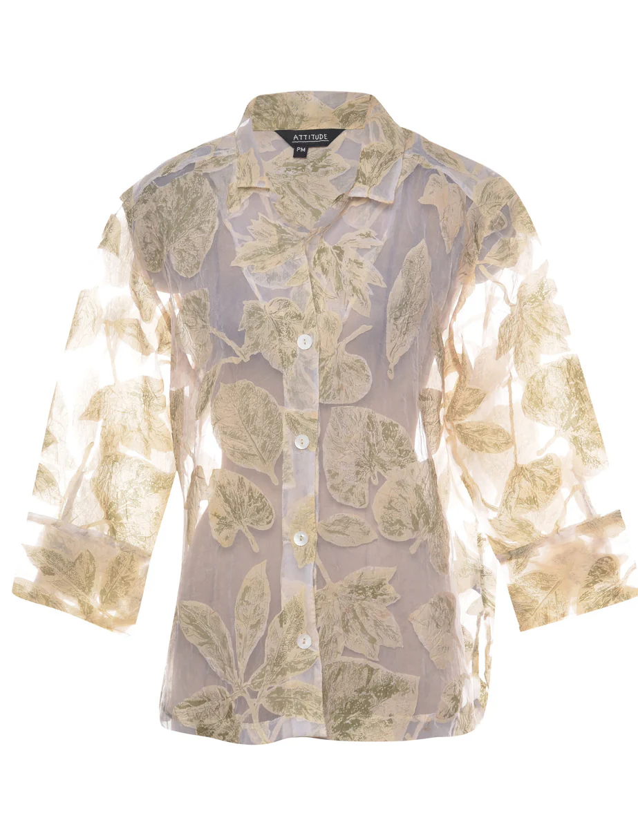 Vintage Foliage Shirt - M