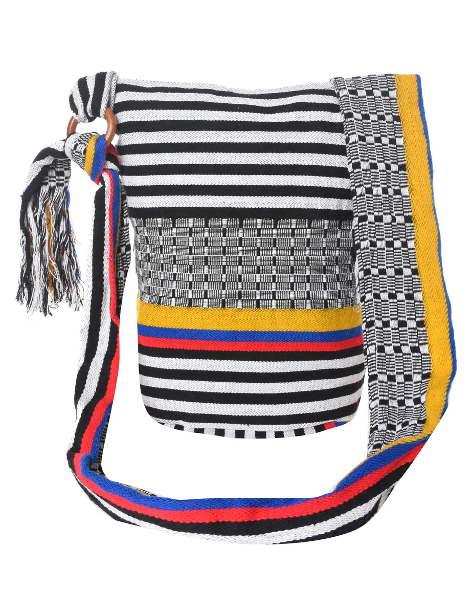 Vintage Geometric Pattern Hobo Bag - S - Image 2