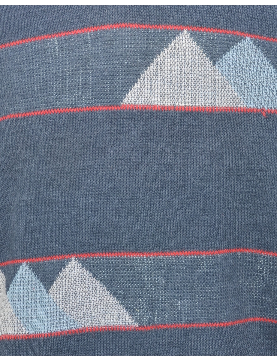Geometric Pattern Jumper - L - Image 3