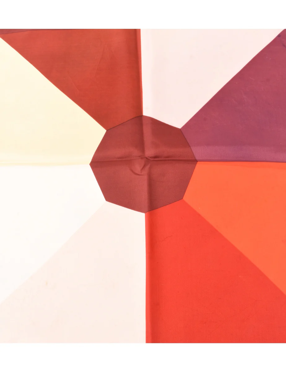 Vintage Geometric Pattern Pocket Square - S - Image 3