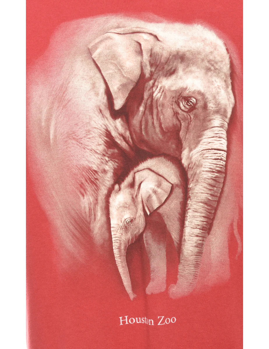 Vintage Gildan Elephant Animal T-shirt - L - Image 3