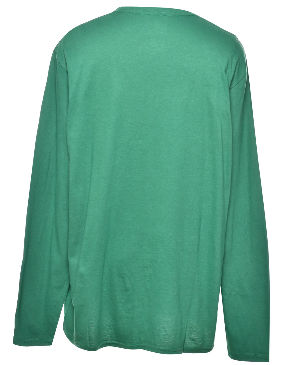 Green Stanley Cup Playoff Printed T-shirt - L - Image 2