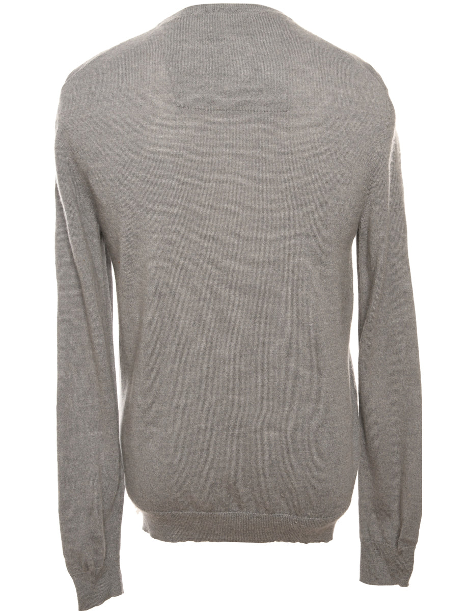 Vintage Grey Calvin Klein Jumper - M - Image 2