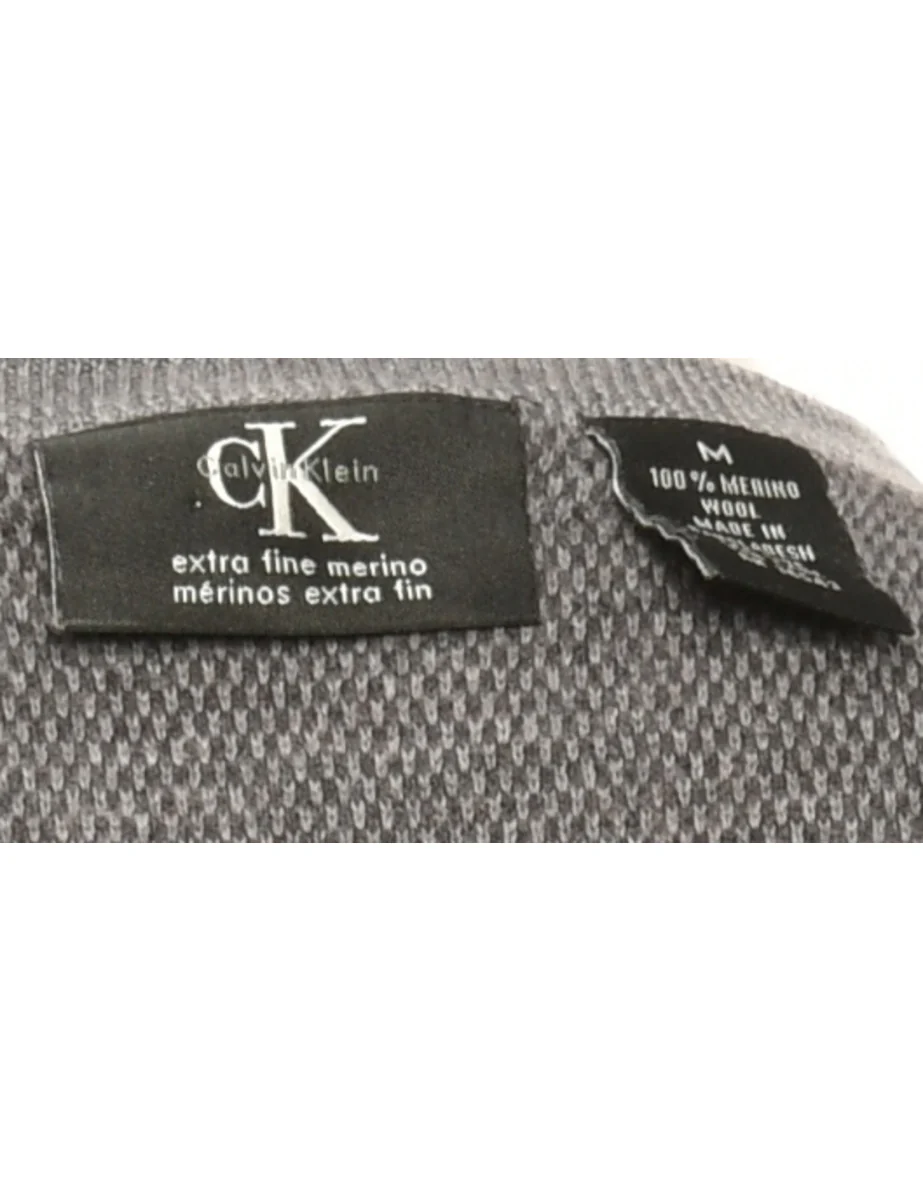 Vintage Grey Calvin Klein Jumper - M - Image 4