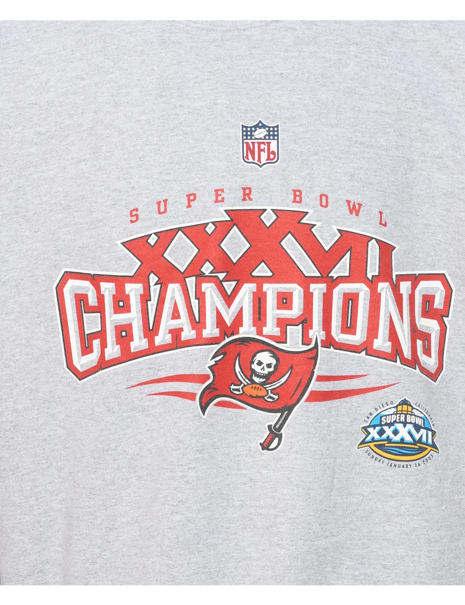 Grey NFL San Diego California Sports Sweatshirt - XL - Image 3