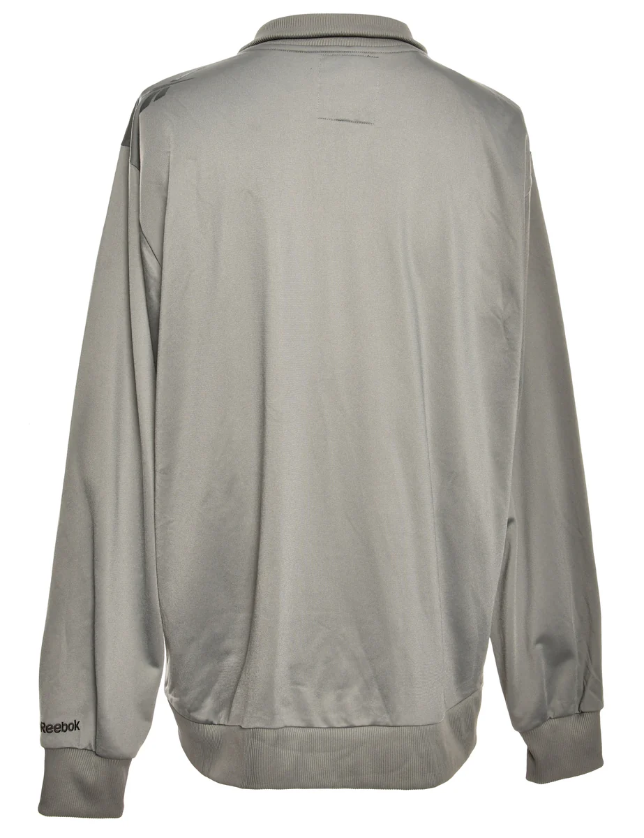 Vintage Grey Reebok Track Top - L - Image 2