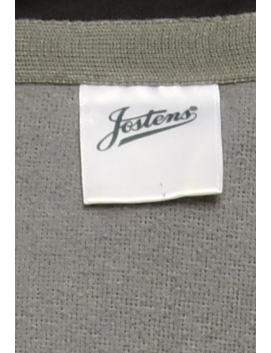 Vintage Grey Senior Printed Hoodie - L - Image 4