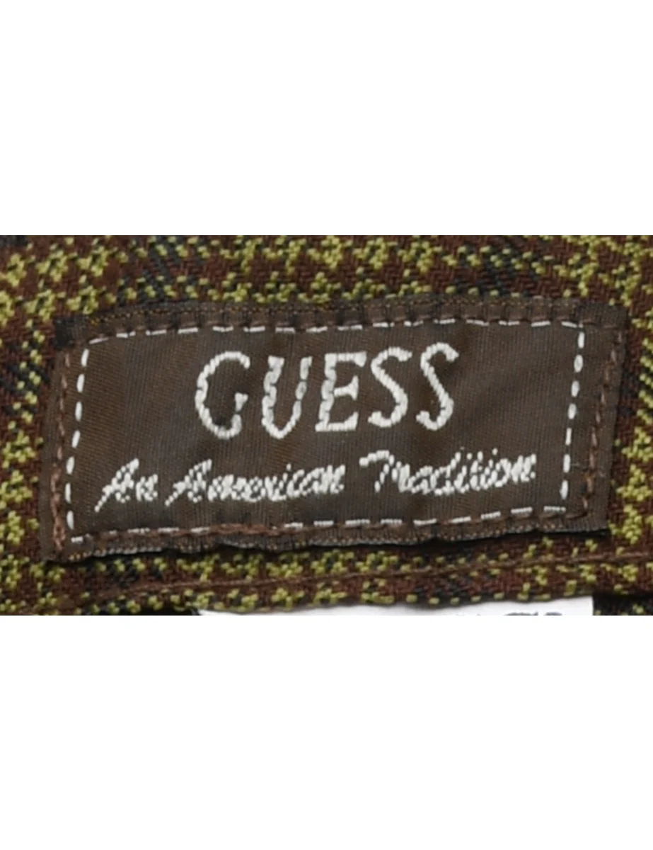 Vintage Guess Checked Trousers - W29 L32 - Image 4