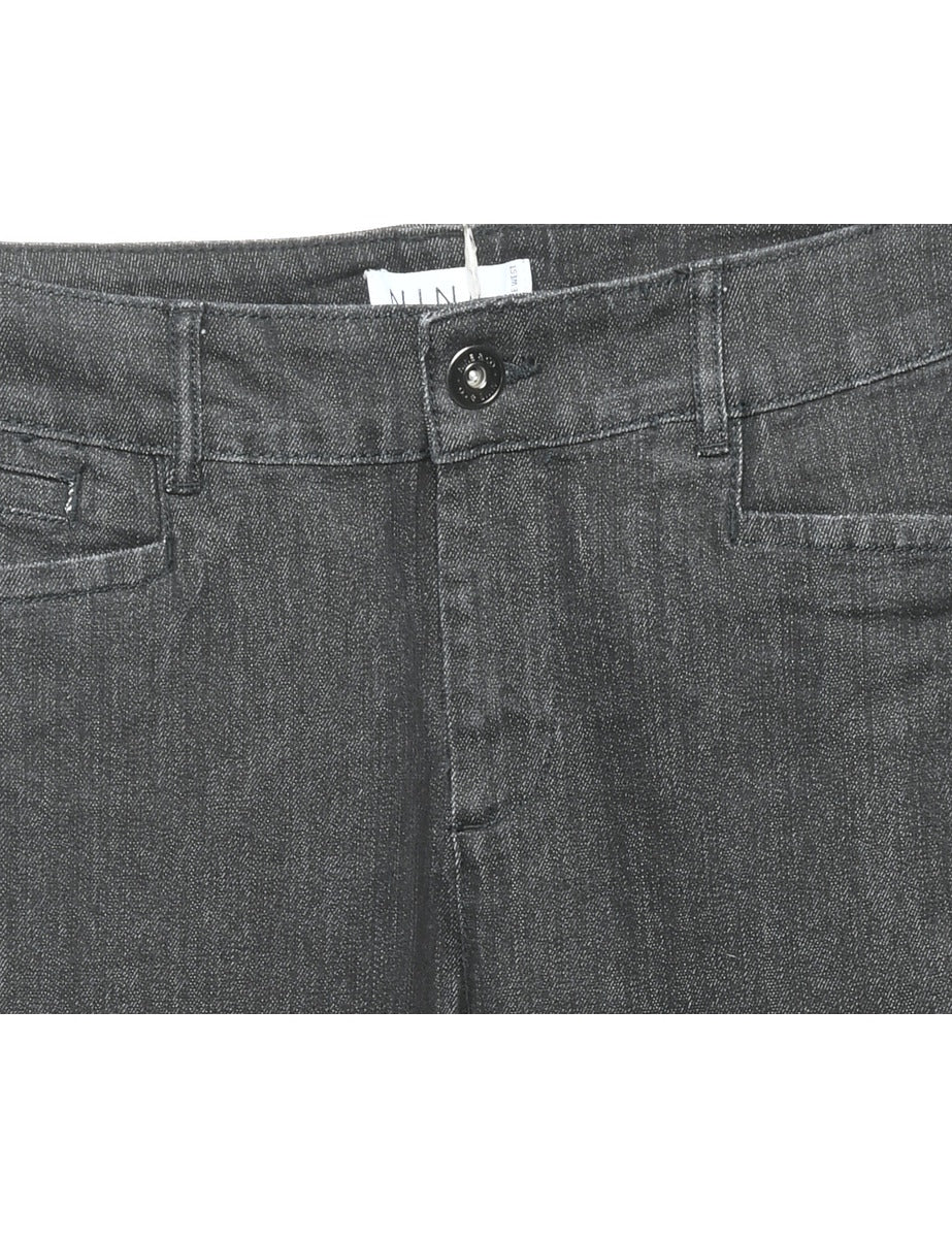 Vintage High Waist Black Bootcut Jeans - W30 L32 - Image 3