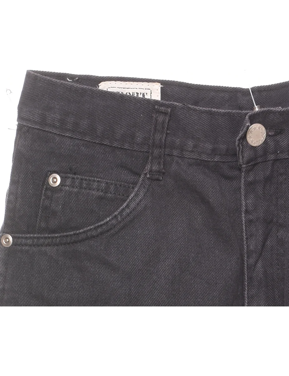 Vintage High Waist Classic Tapered Jeans - W26 L30 - Image 3