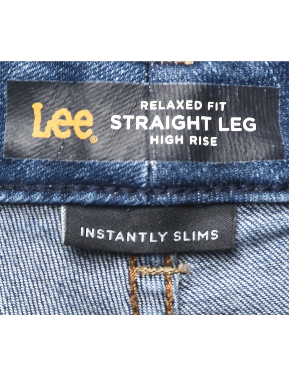 High Waist Lee Jeans - W30 L30 - Image 4
