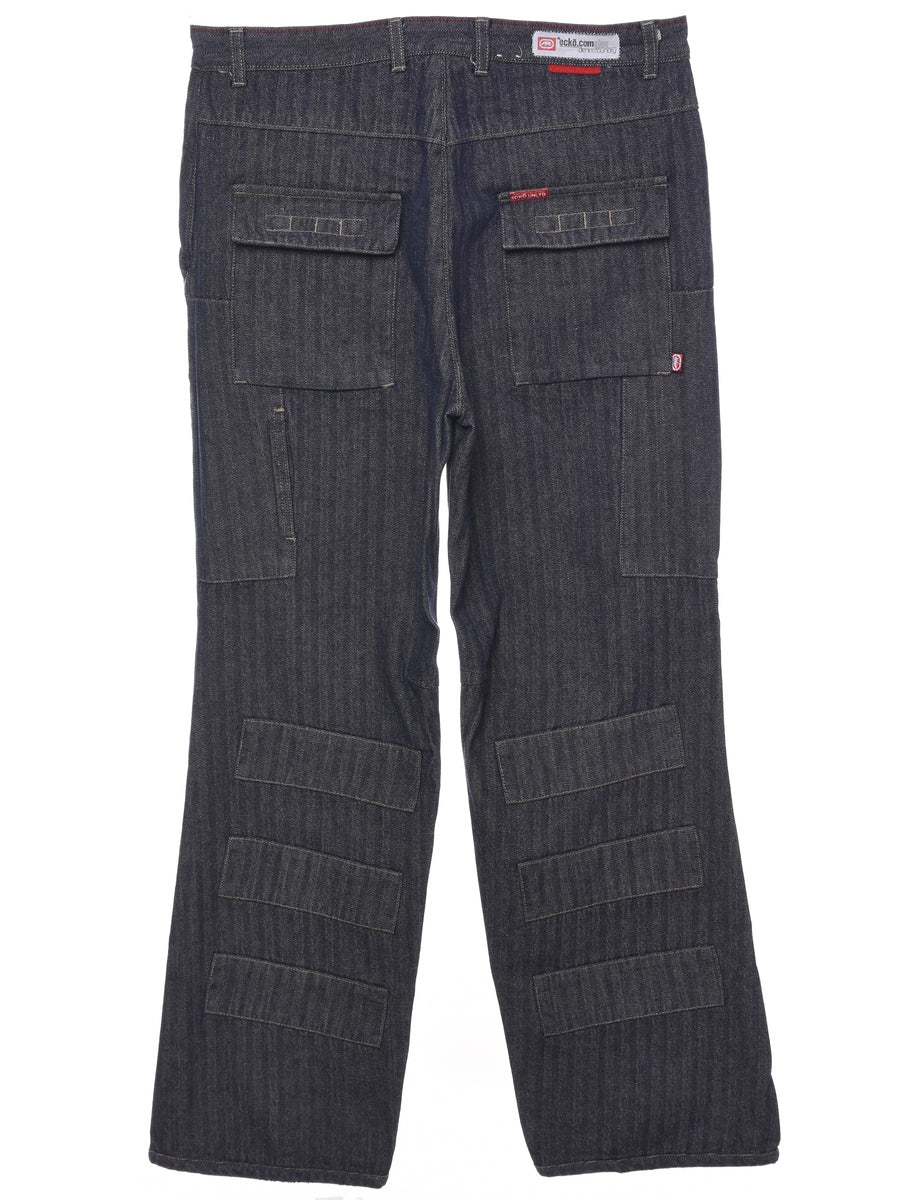 Y2K Vintage Indigo Straight Fit Jeans - W36 L32 - Image 2