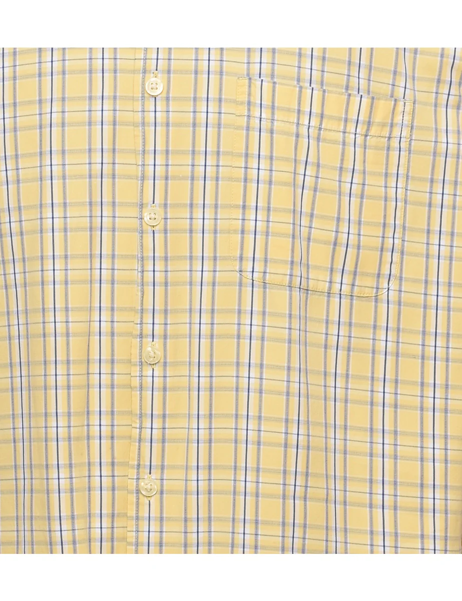 Vintage Izod Checked Shirt - XL - Image 3