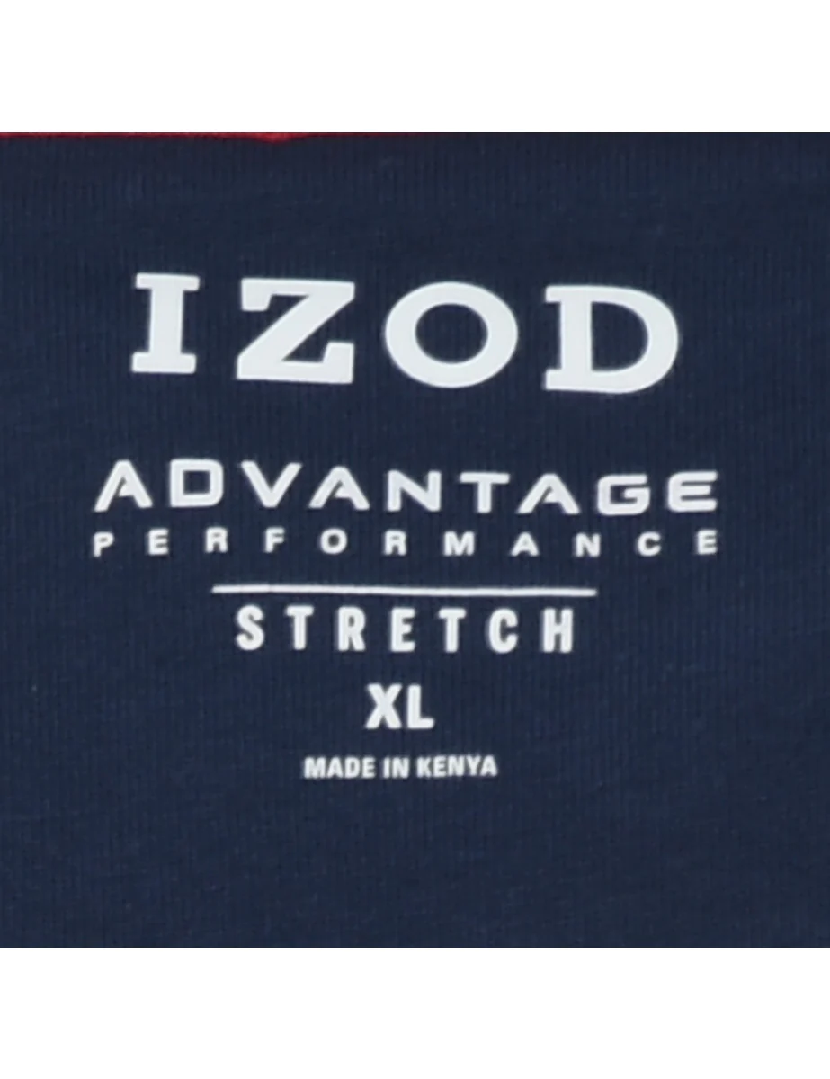 Vintage Izod Plain Black Quarter-Zip Sweatshirt - XL - Image 4
