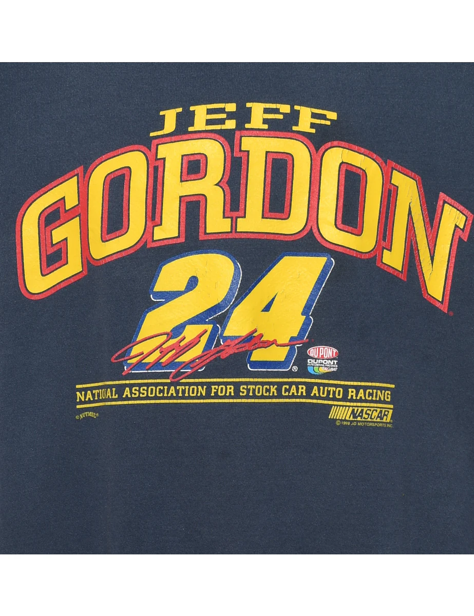 Vintage Jeff Jordan Printed Sweatshirt - XL - Image 3