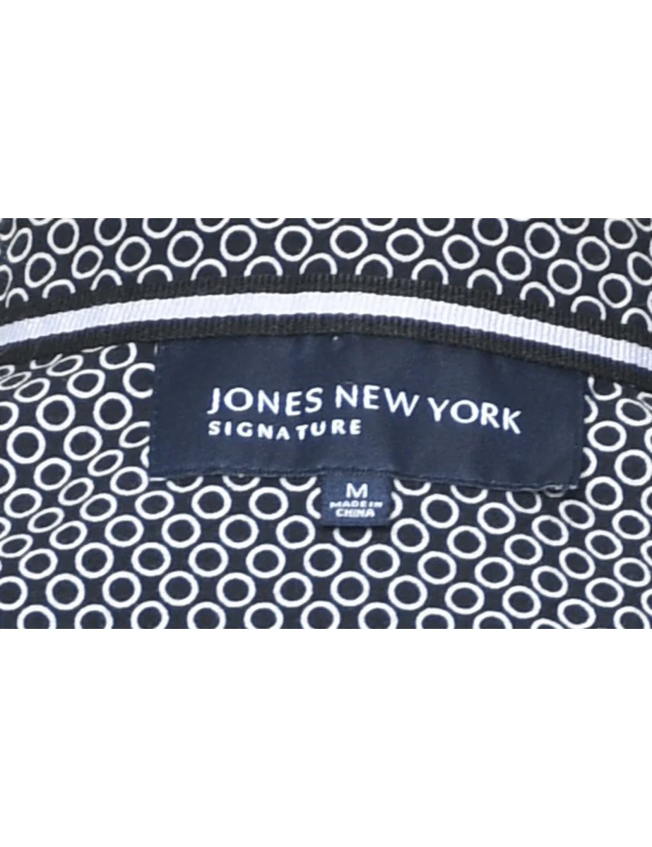Vintage Jones New York Polka Dots Shirt - M - Image 4