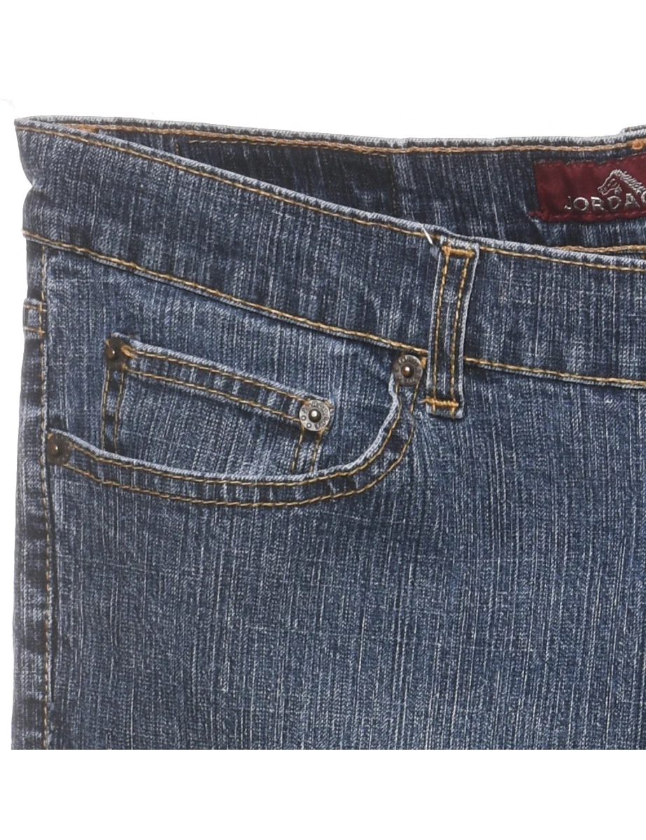 Vintage Jordache Y2K Medium Wash Jeans - W32 L31 - Image 3