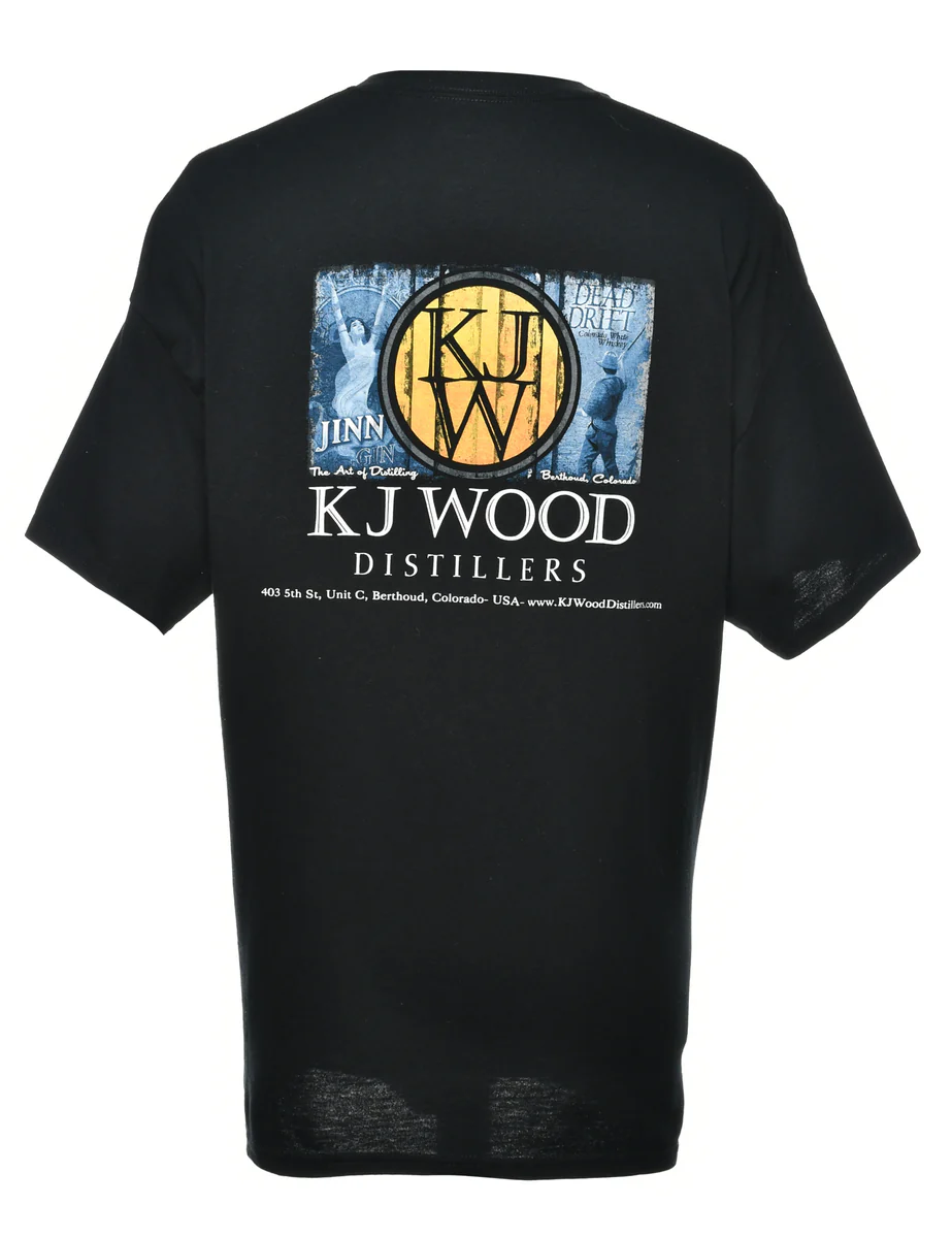 Vintage KJ Wood Band T-shirt - XL - Image 2