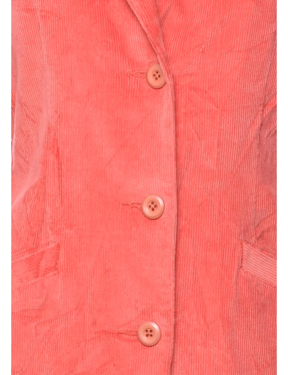 Vintage L.L. Bean Corduroy Coral Blazer - S - Image 3