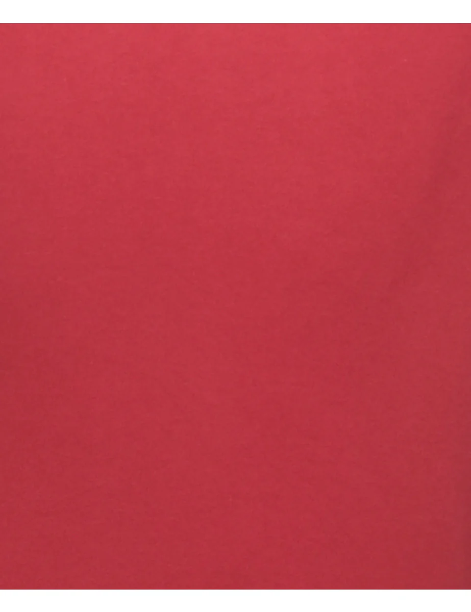 Vintage L.L. Bean Roll Neck Red Plain T-shirt - M - Image 3