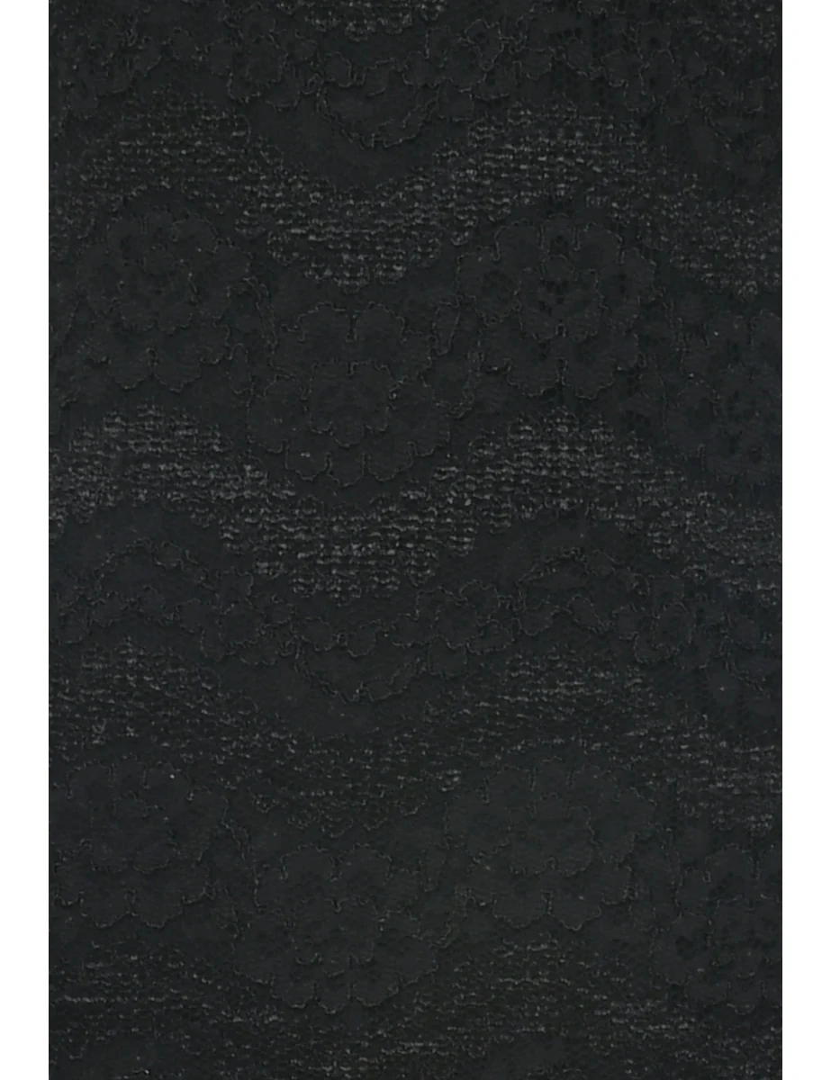 Vintage Lace Black Evening Dress - S - Image 3