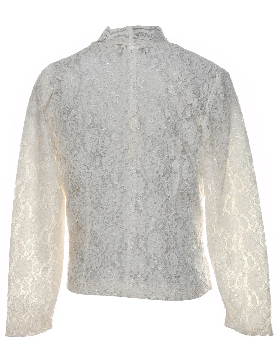 Vintage Lace Jacket - M - Image 2