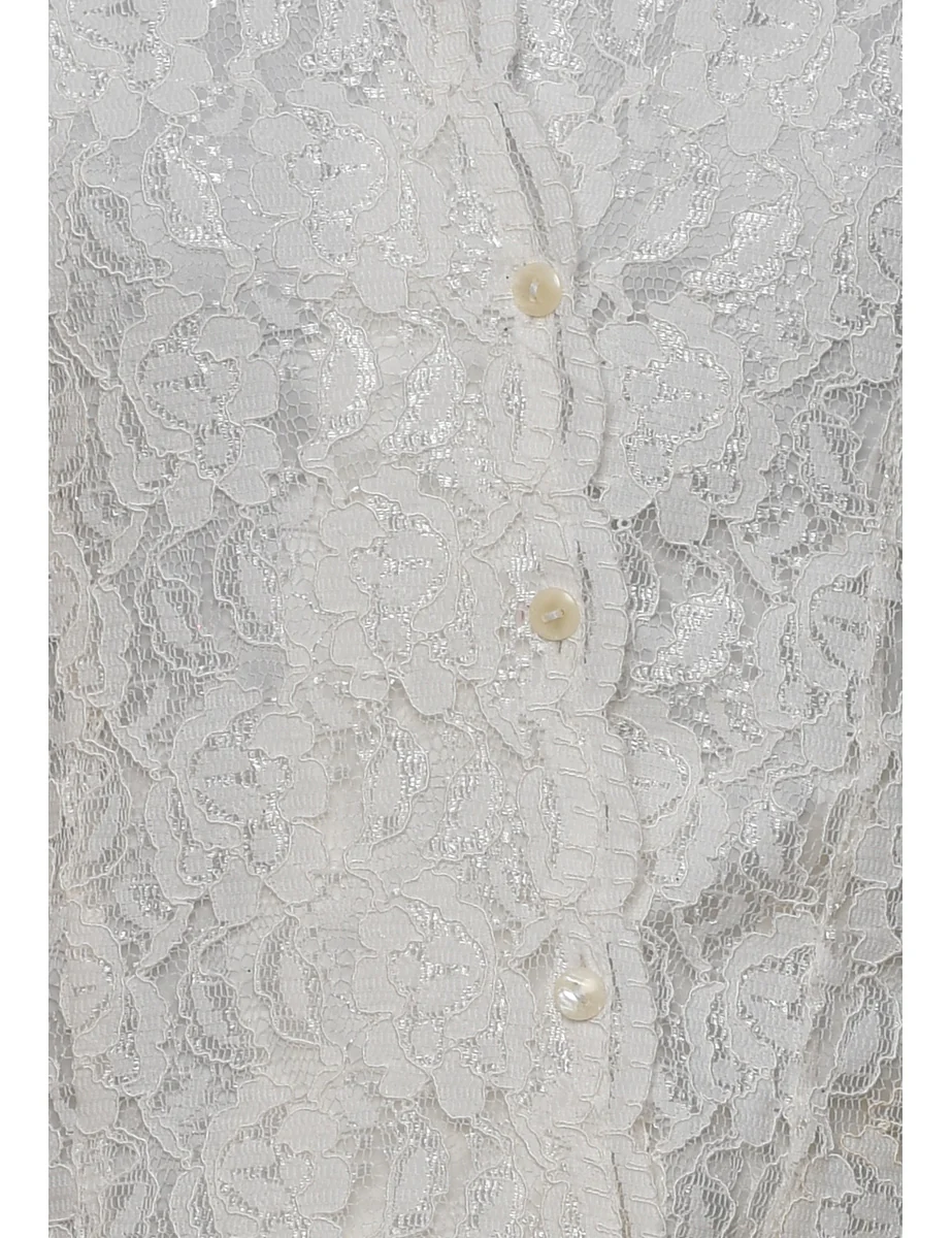 Vintage Lace Jacket - M - Image 3