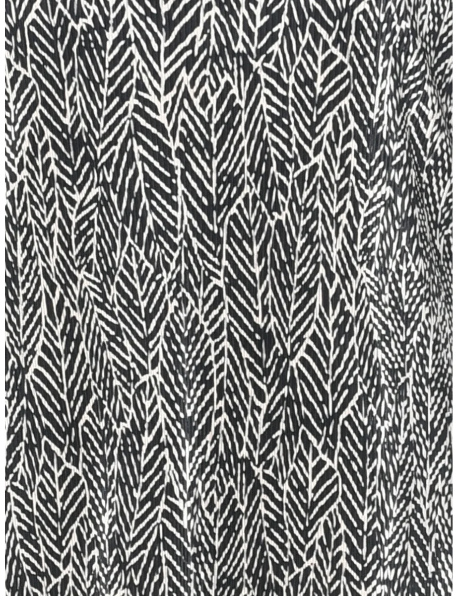 Vintage Leafy Print Dress - L - Image 3