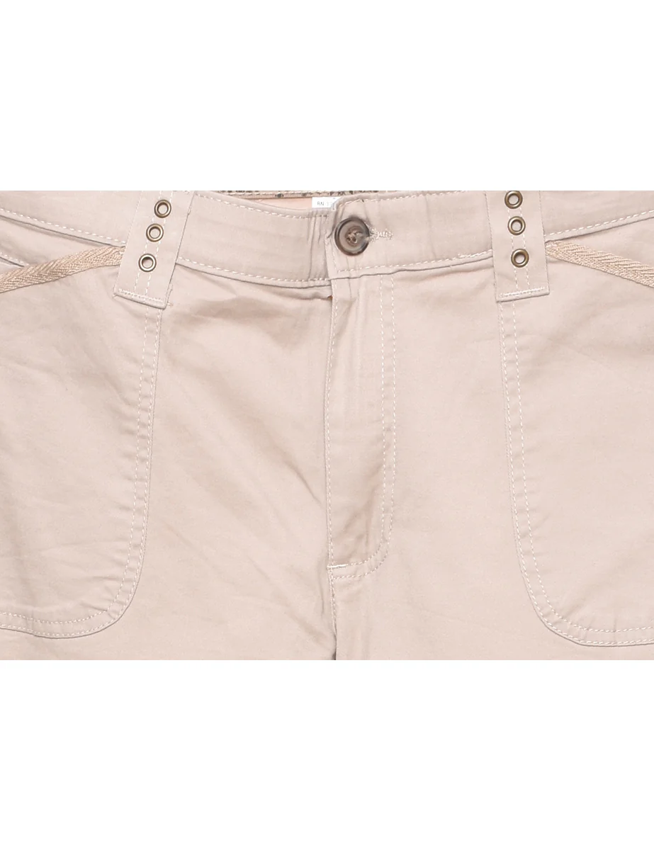 Vintage Lee Beige Cargo Chinos - W32 L30 - Image 3