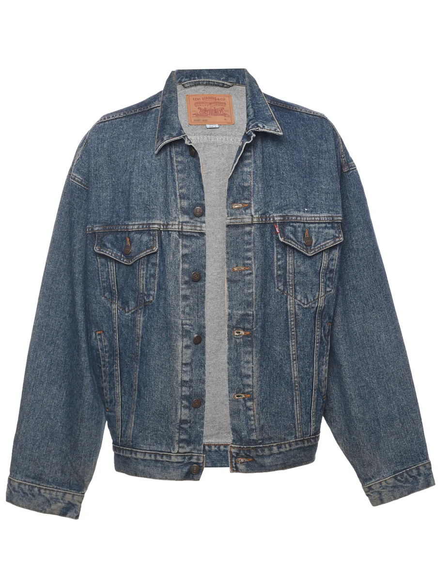 Vintage Levi's Dark Wash Denim Jacket - XL