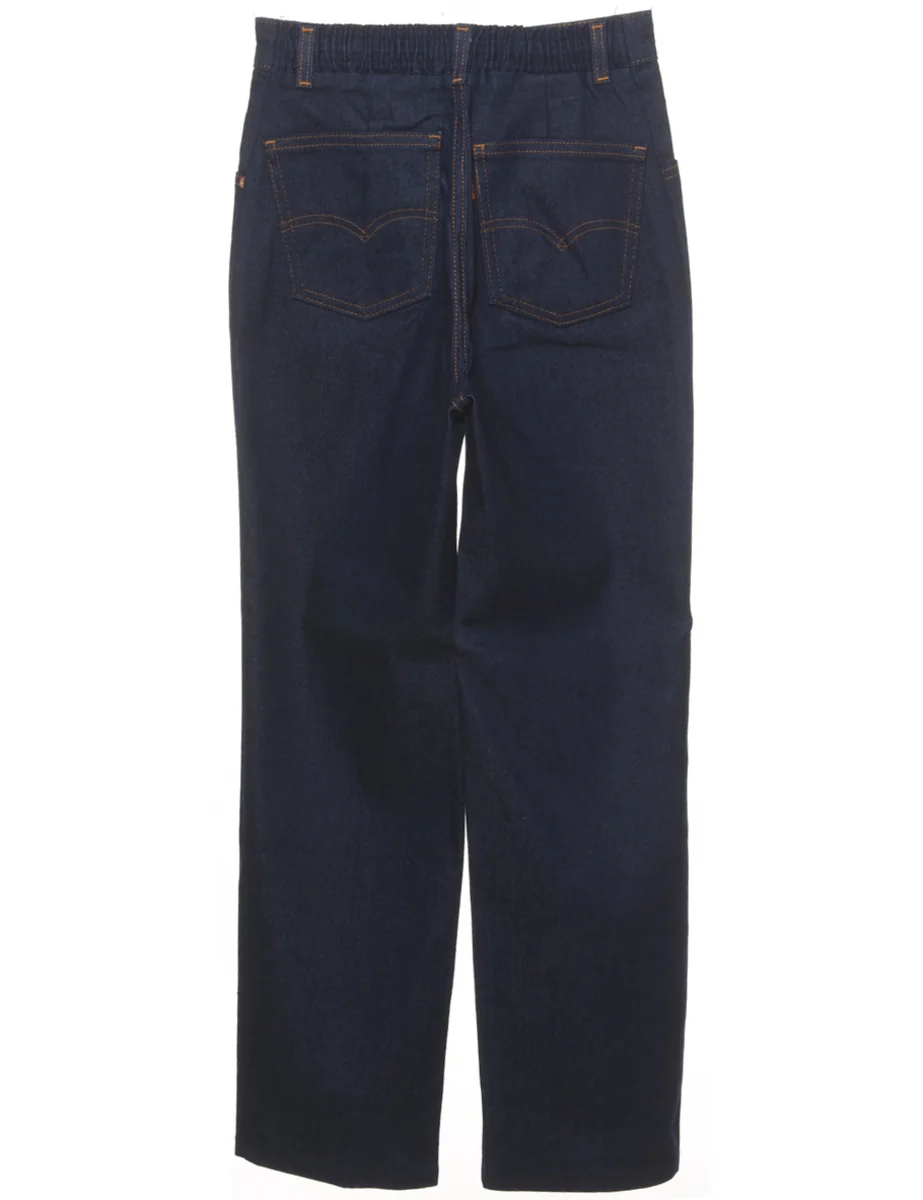 Vintage Levi's High Waist Denim Trousers - W26 L28 - Image 2