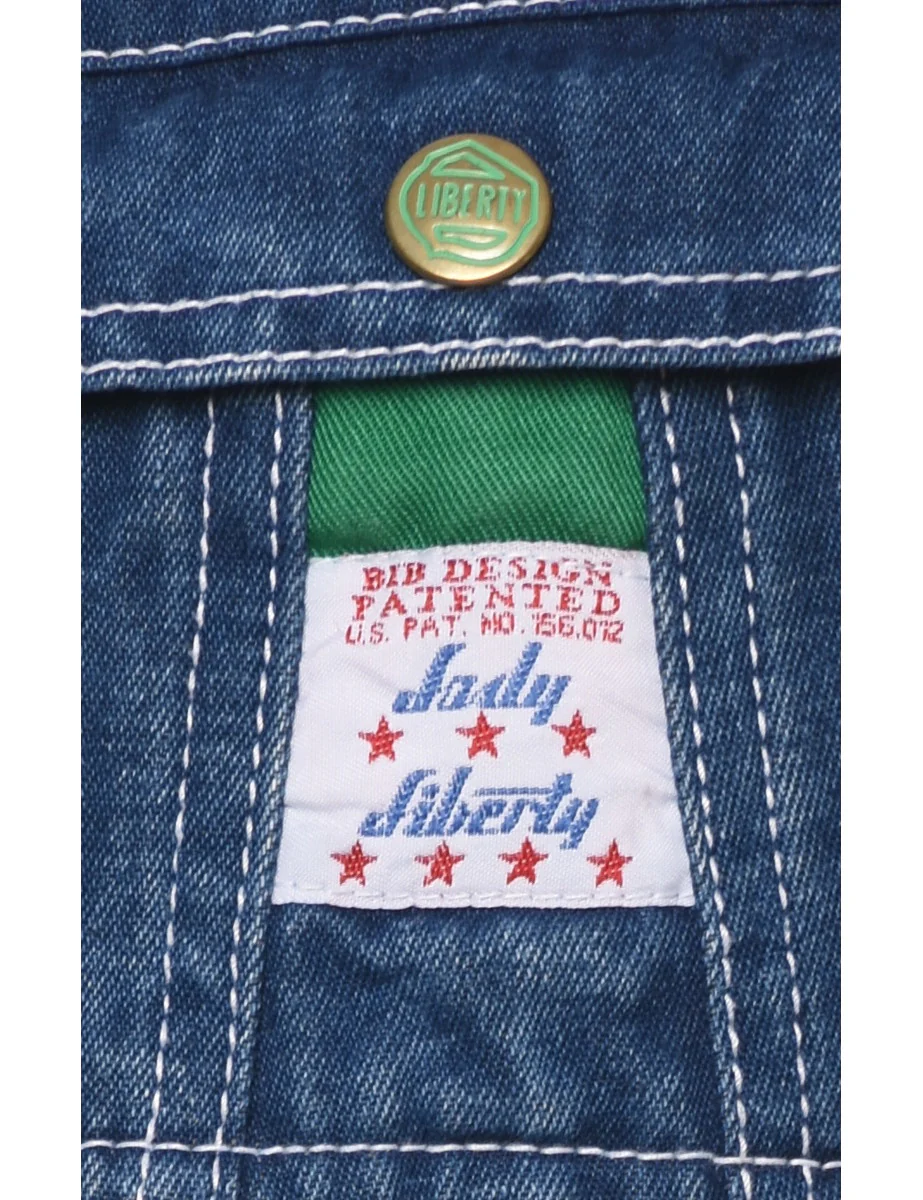 Vintage Liberty Dungarees - W33 L28 - Image 7