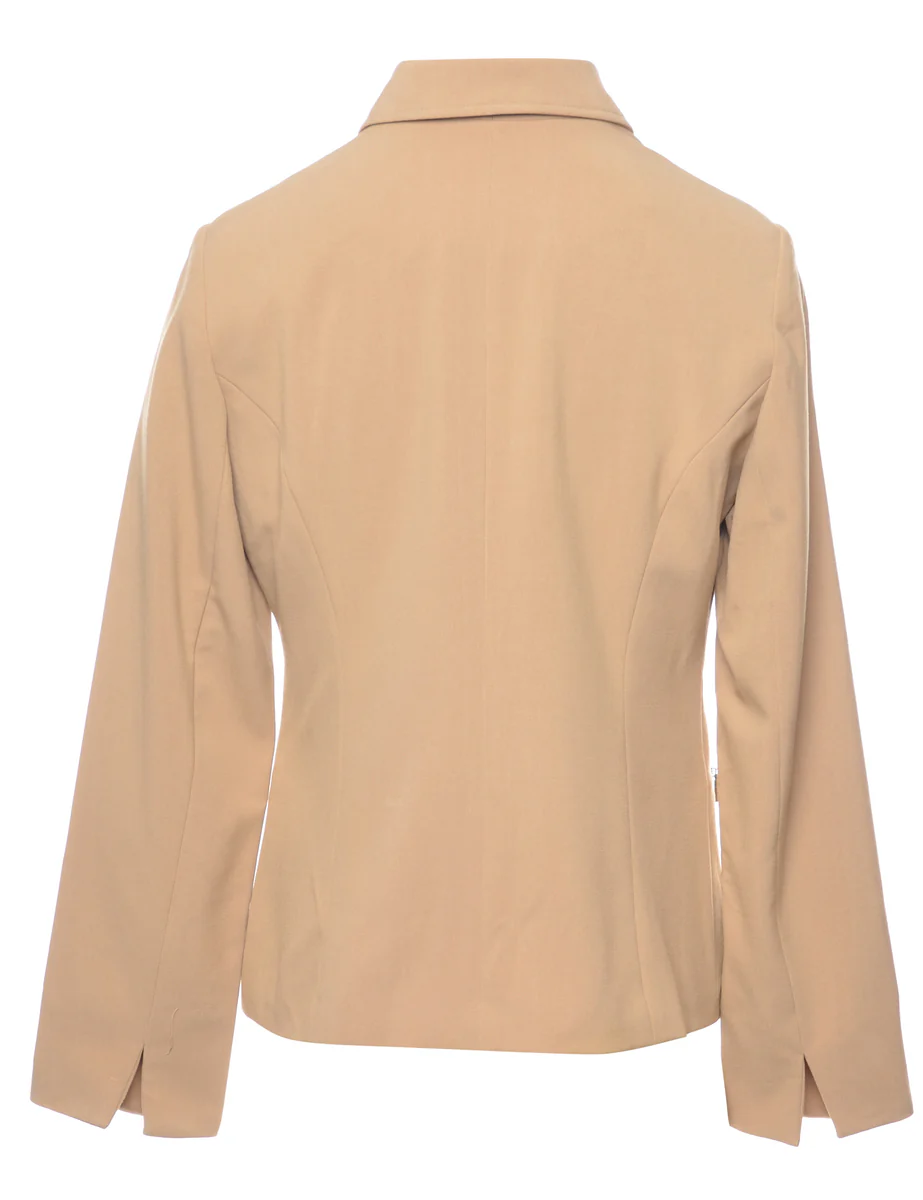 Vintage Light Brown Petite Jacket - L - Image 2