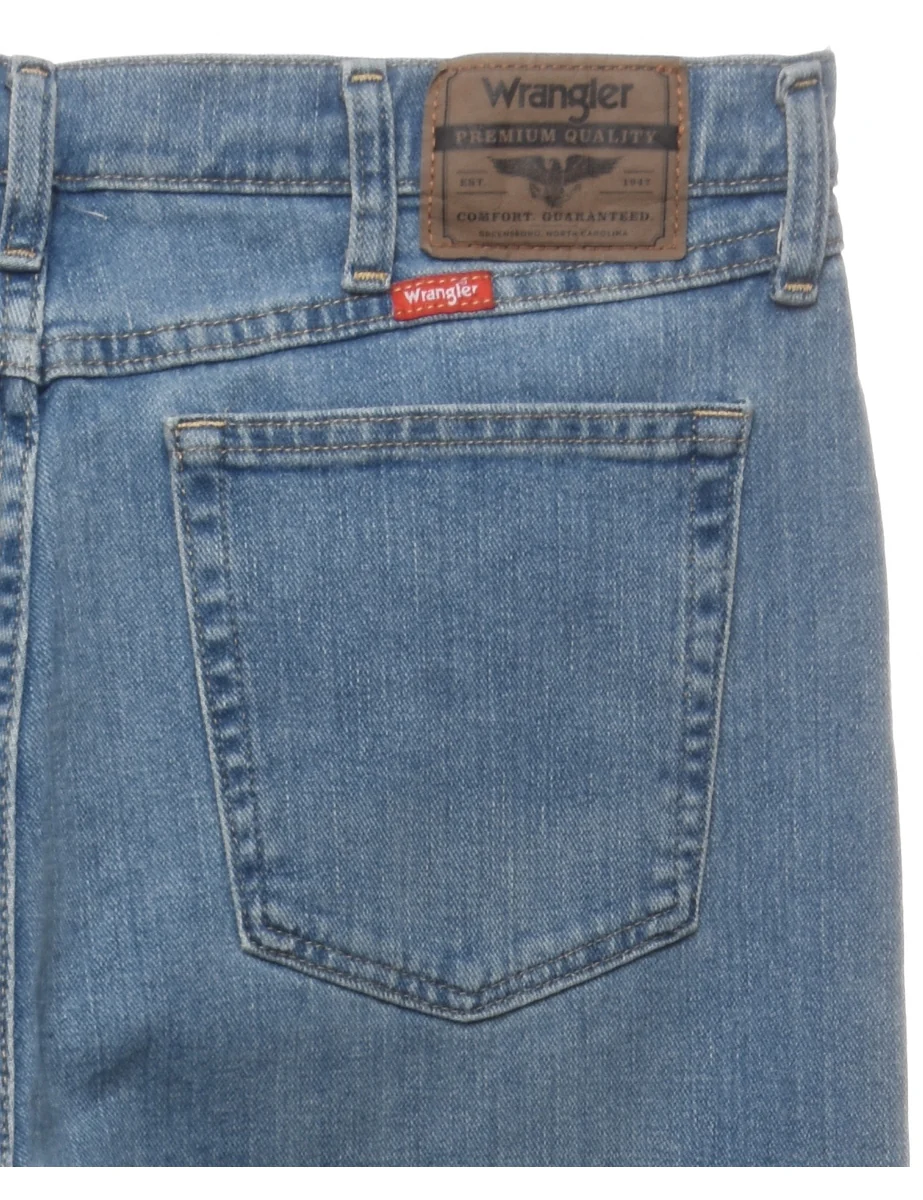 Vintage Light Wash Wrangler Jeans - W34 L34 - Image 4