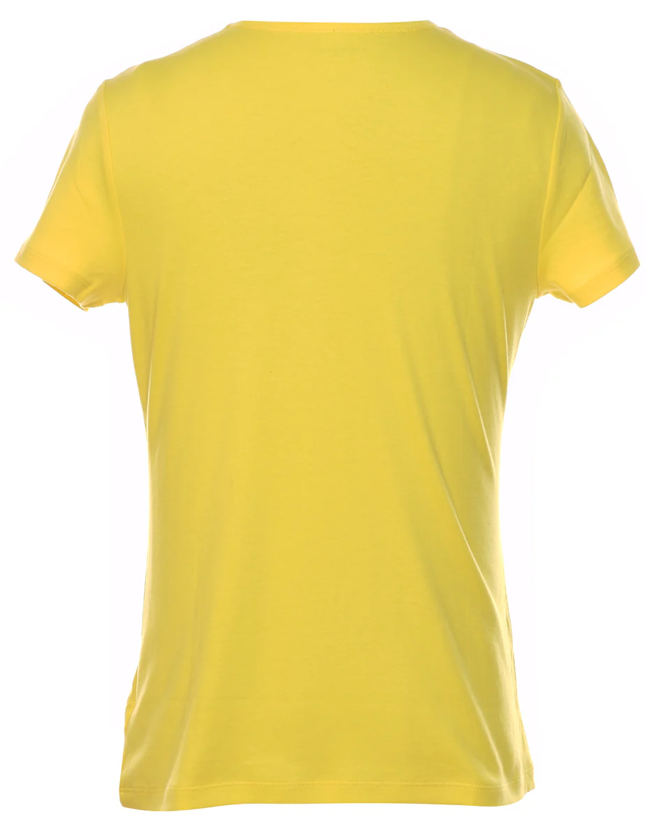 Lime Green Plain T-shirt - M - Image 2
