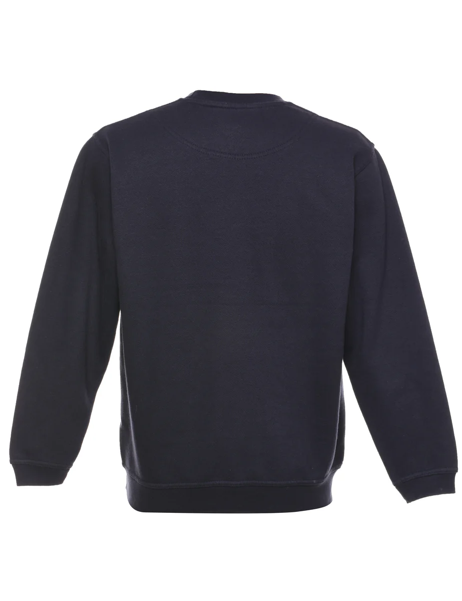 Vintage London England Embroidered Sweatshirt - M - Image 2