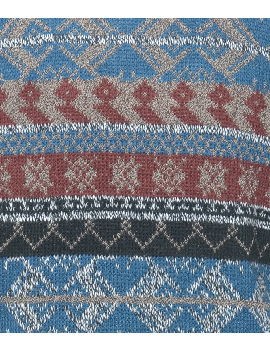 1990s Vintage Long Sleeved Jumper - M - Image 3