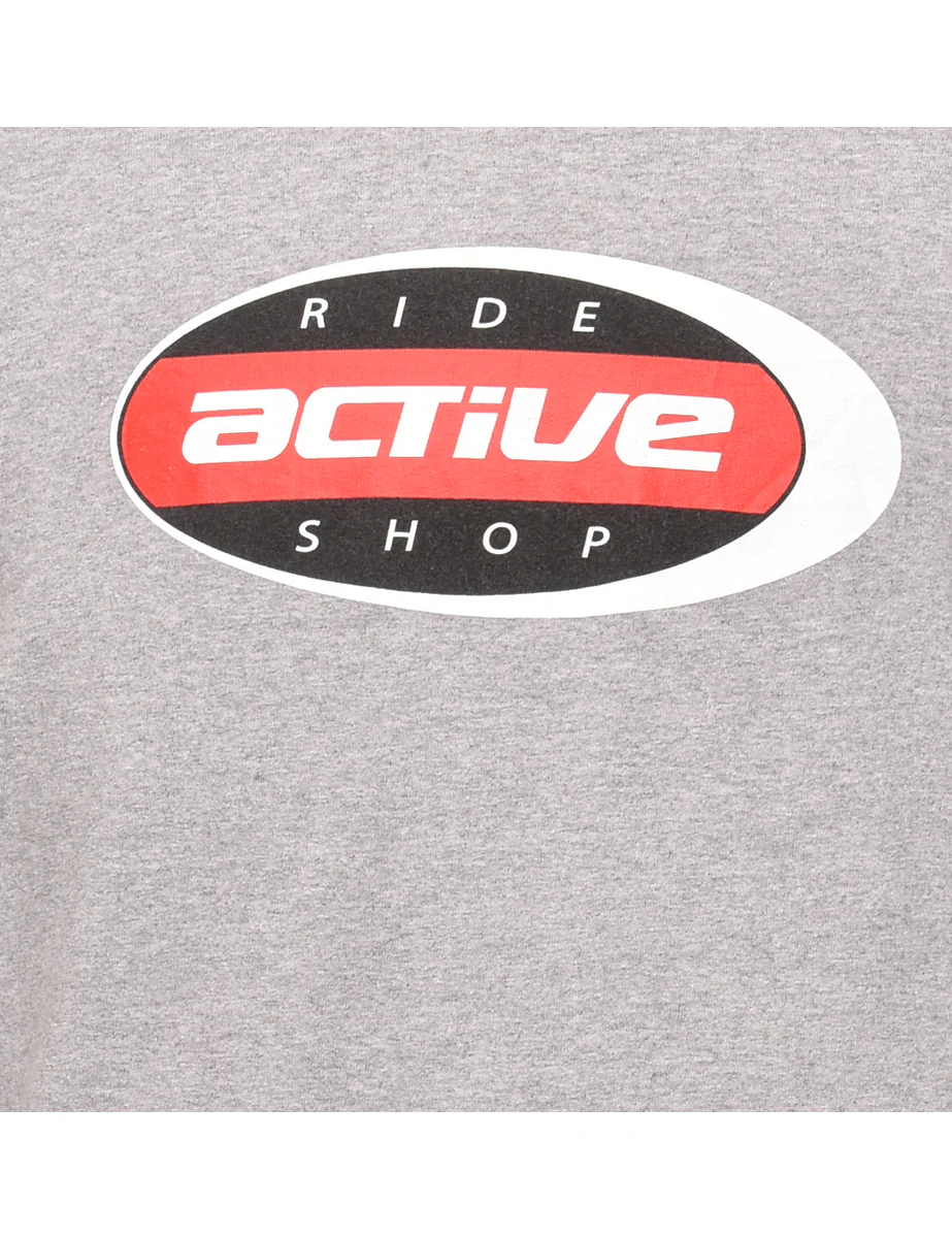 Vintage Long Sleeved Printed T-shirt - XL - Image 3
