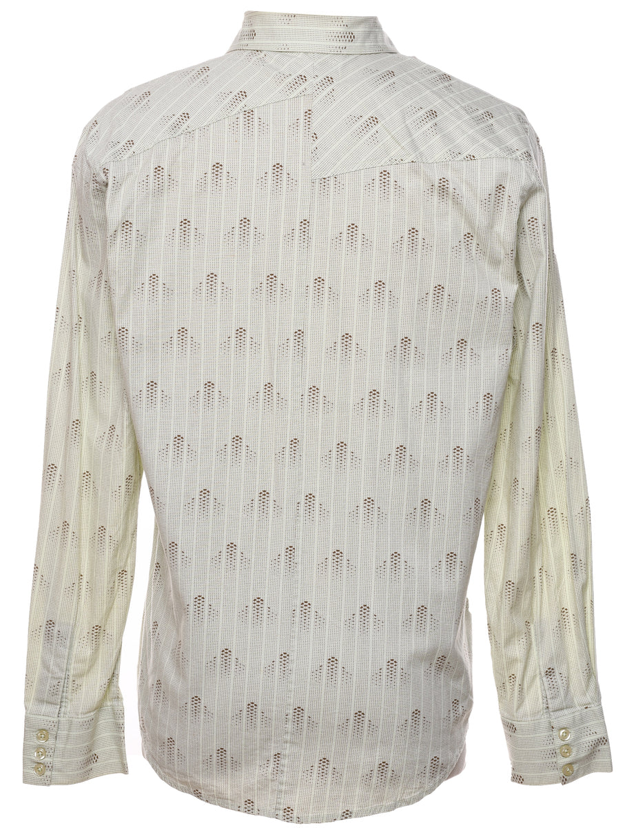 Vintage Long Sleeved Shirt - M - Image 2