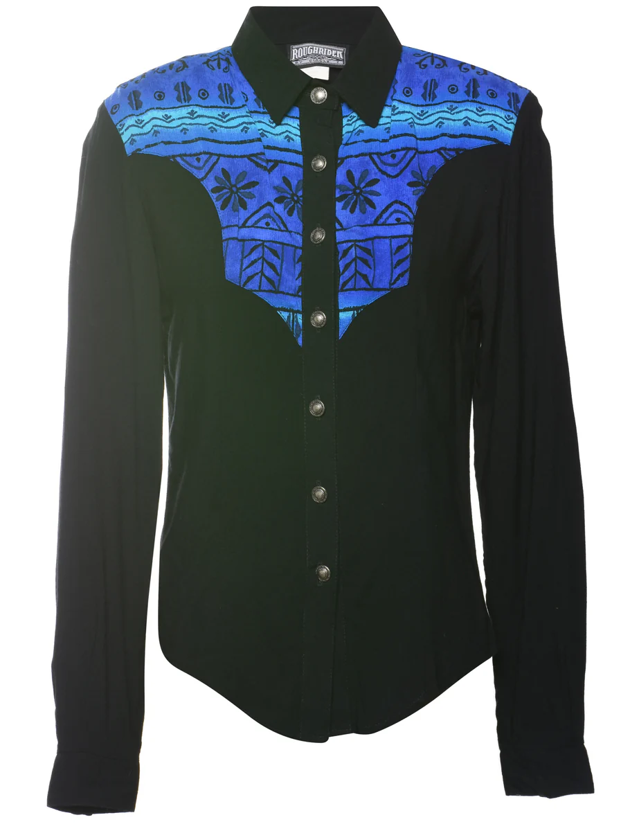 1990s Vintage Long Sleeved Shirt - S