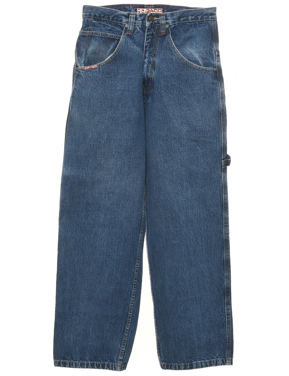 Vintage Low Rise Straight Fit Jeans - W30 L32