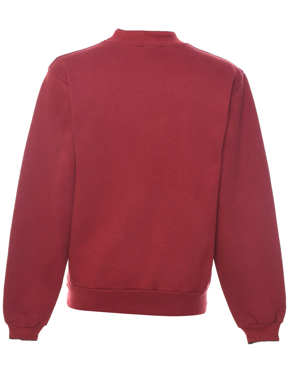 Vintage Luther College Printed Sweatshirt - M - Image 2