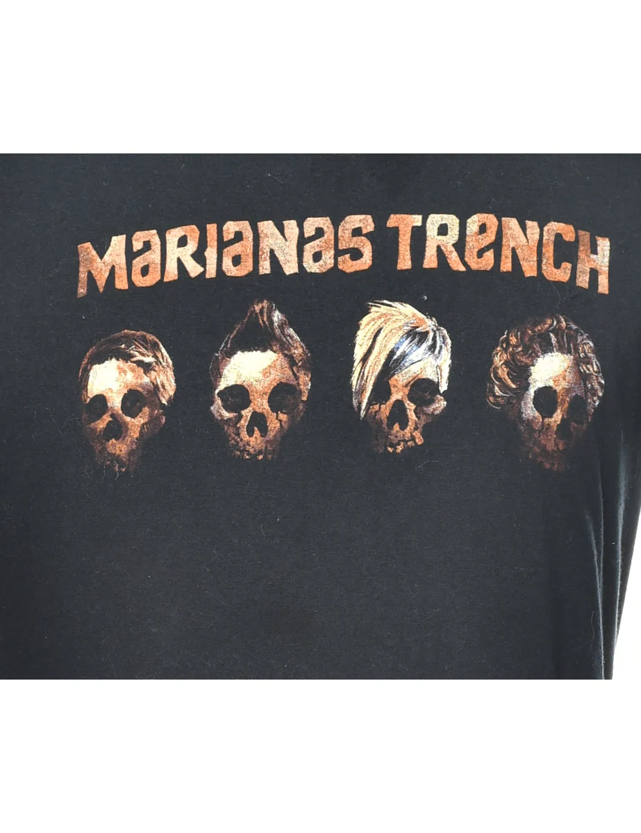 Vintage Marianas Trench Printed T-shirt - M - Image 3