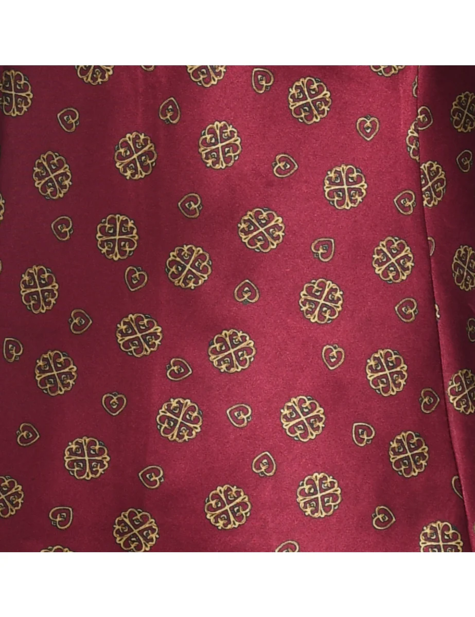 Vintage Maroon Slip - S - Image 3