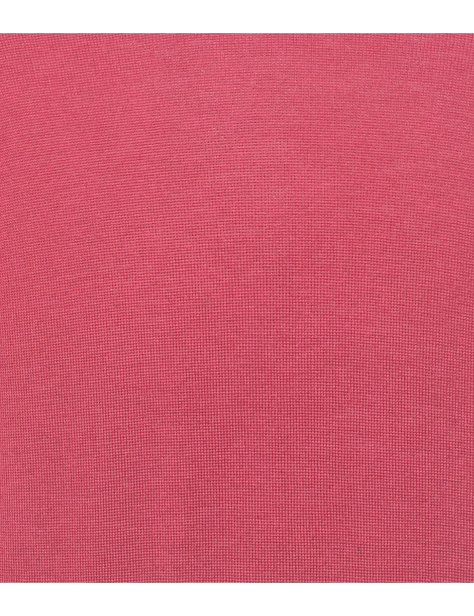 Vintage Maroon Turtleneck Jumper - L - Image 3
