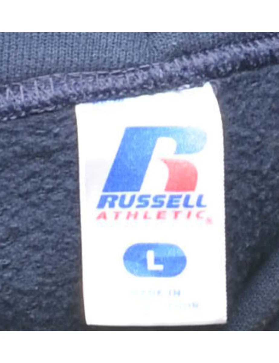Vintage Midwest Sluggers Softball Printed Hoodie - L - Image 4
