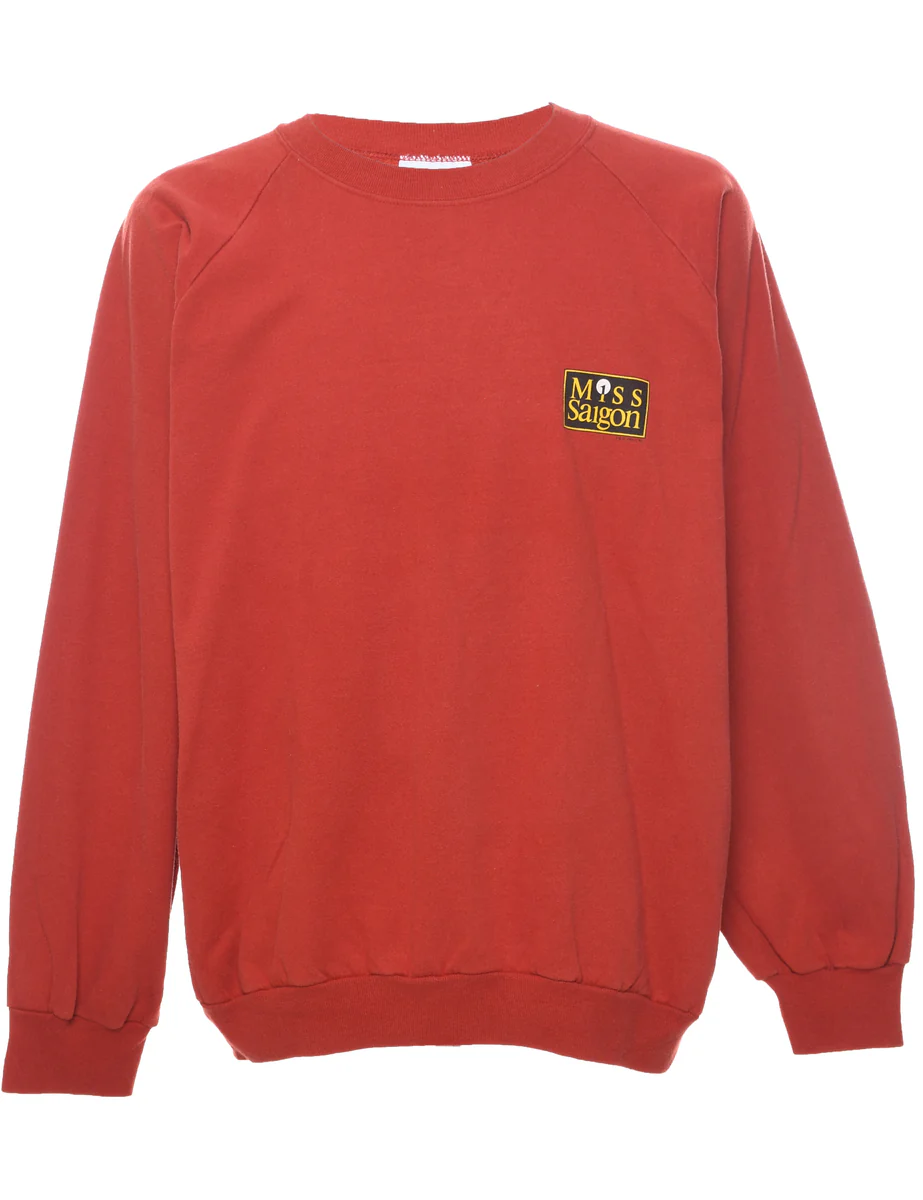 Vintage Miss Saigon Printed Sweatshirt - XL