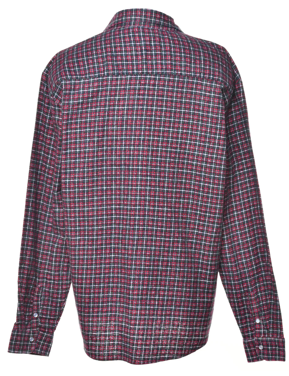 Vintage Multi-colour Checked Shirt - XL - Image 2