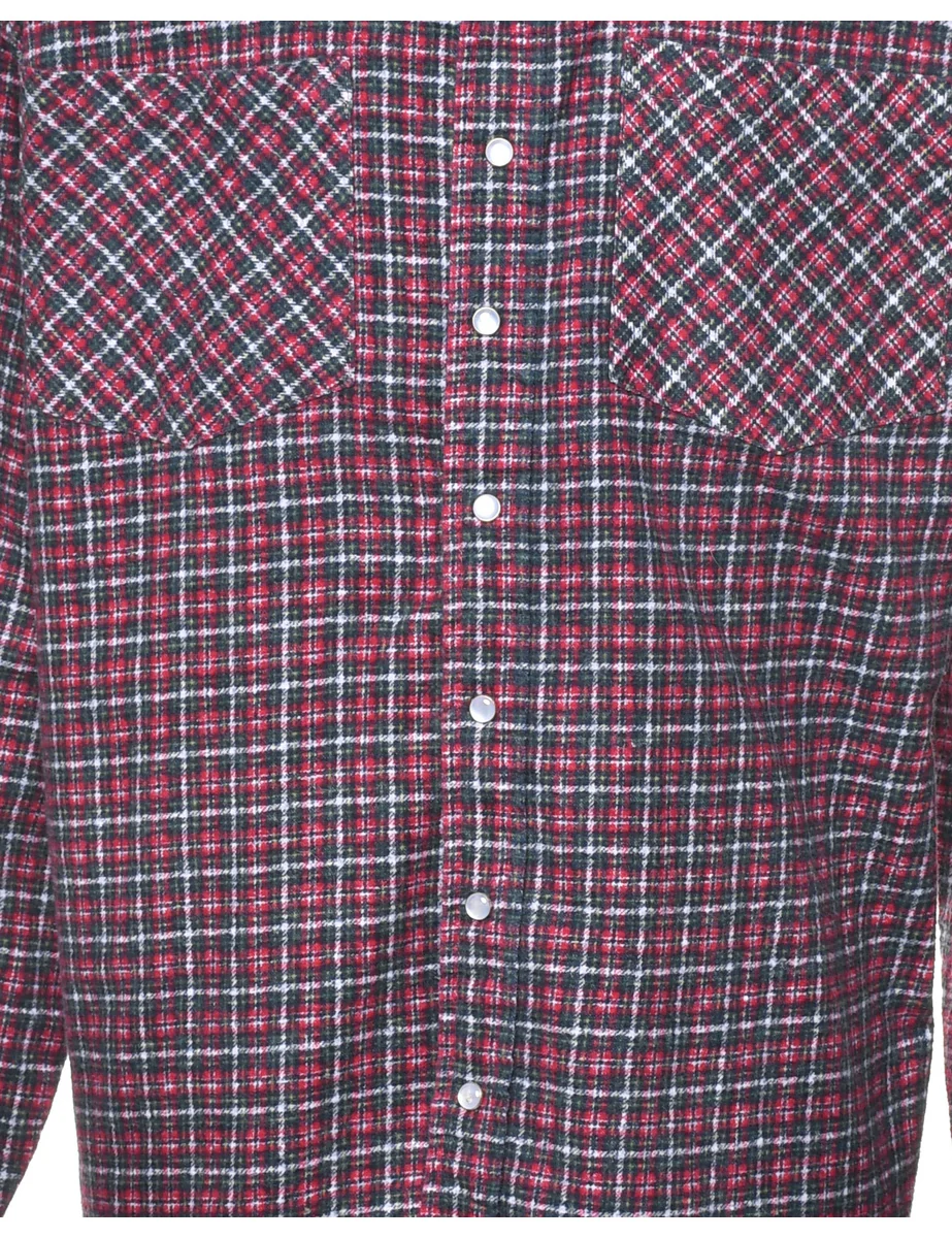 Vintage Multi-colour Checked Shirt - XL - Image 3